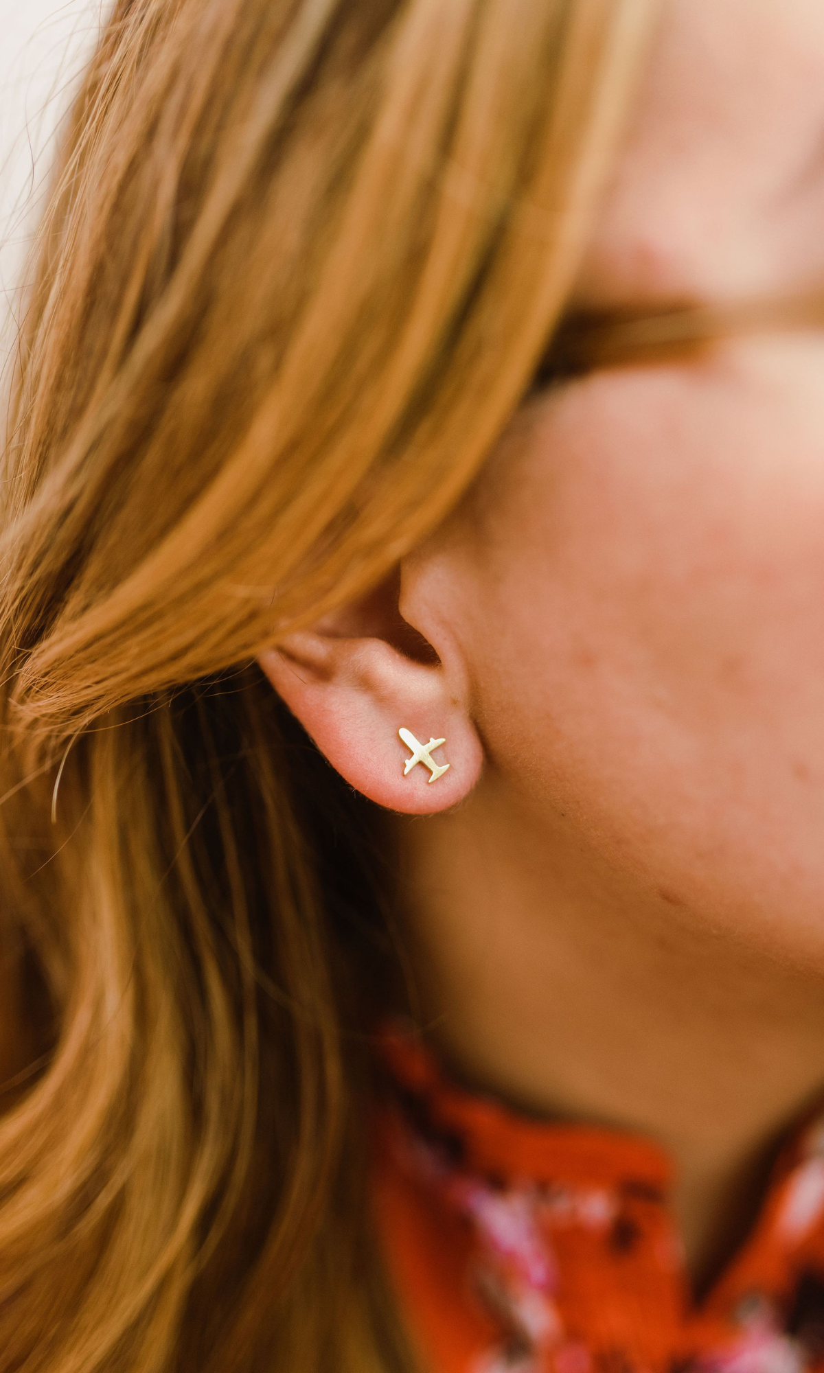 Airplane earrings