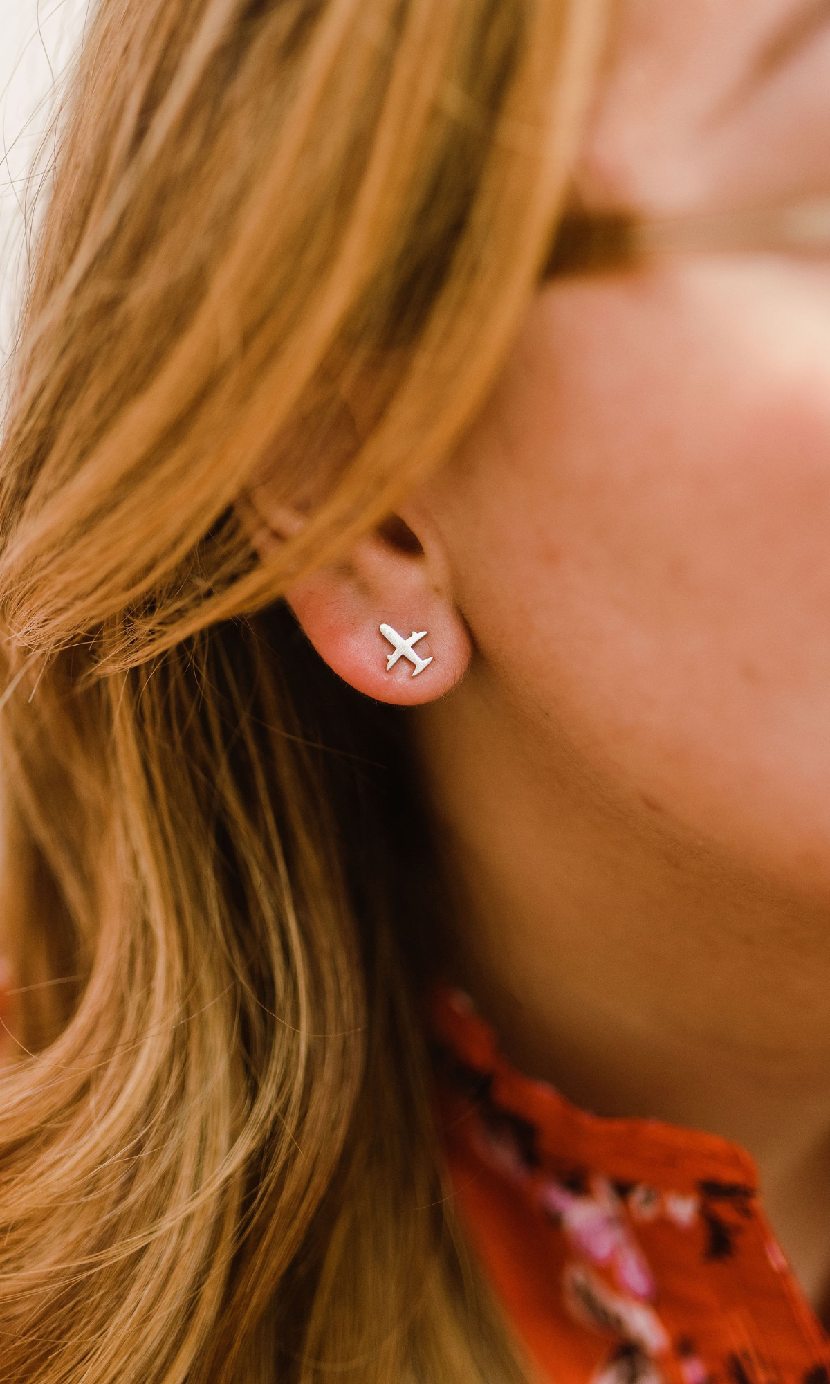 Airplane earrings