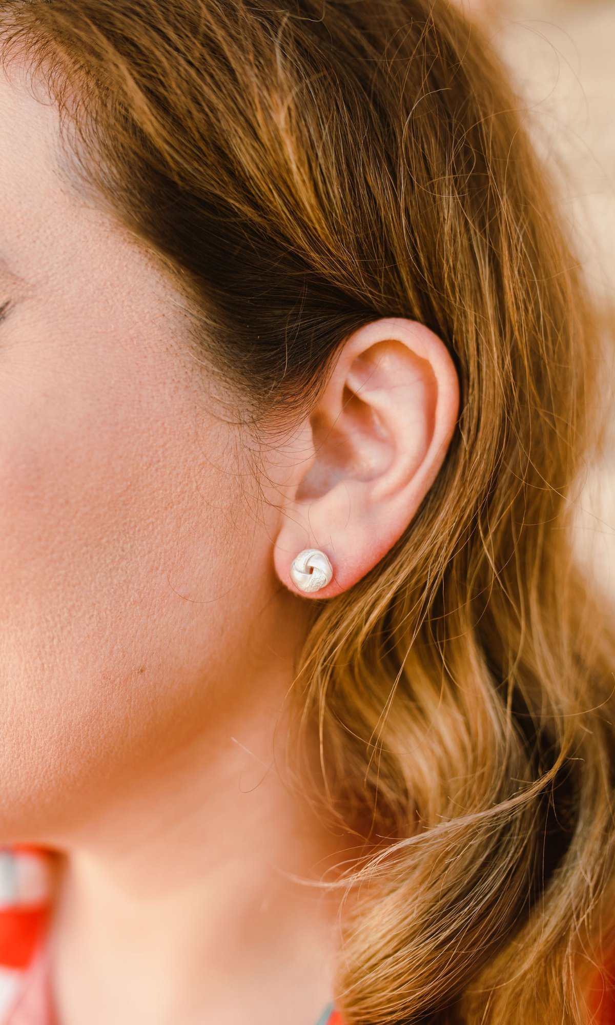 Love Knot Stud Earrings