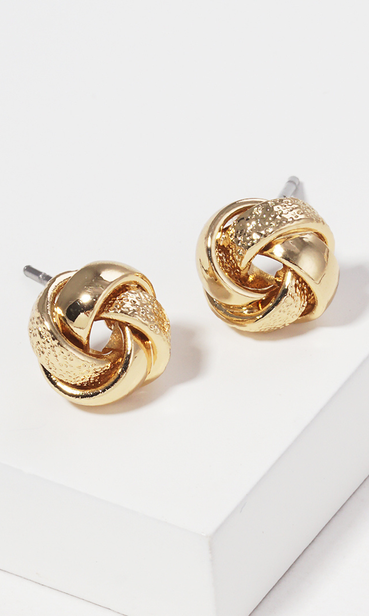 Love Knot Stud Earrings
