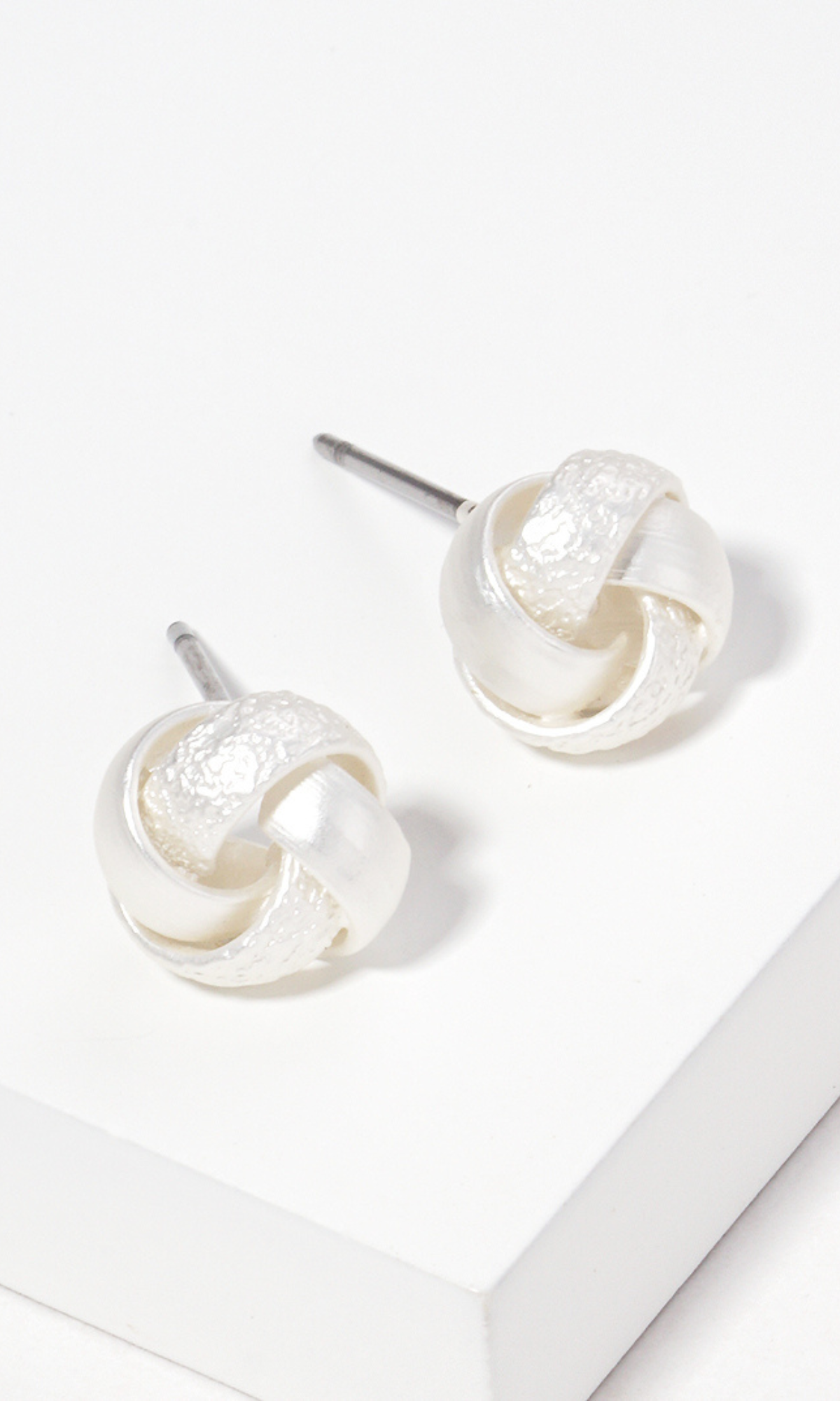 Love Knot Stud Earrings