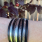 Multi strand-wide wrap -leather bracelet